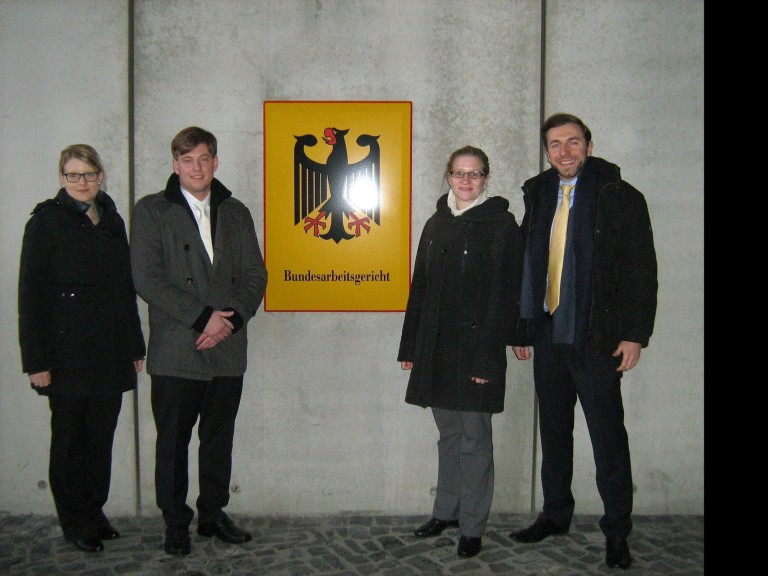 Erfolgreiche Teilnahme beim 6. Moot Court des Bundesarbeitsgerichts