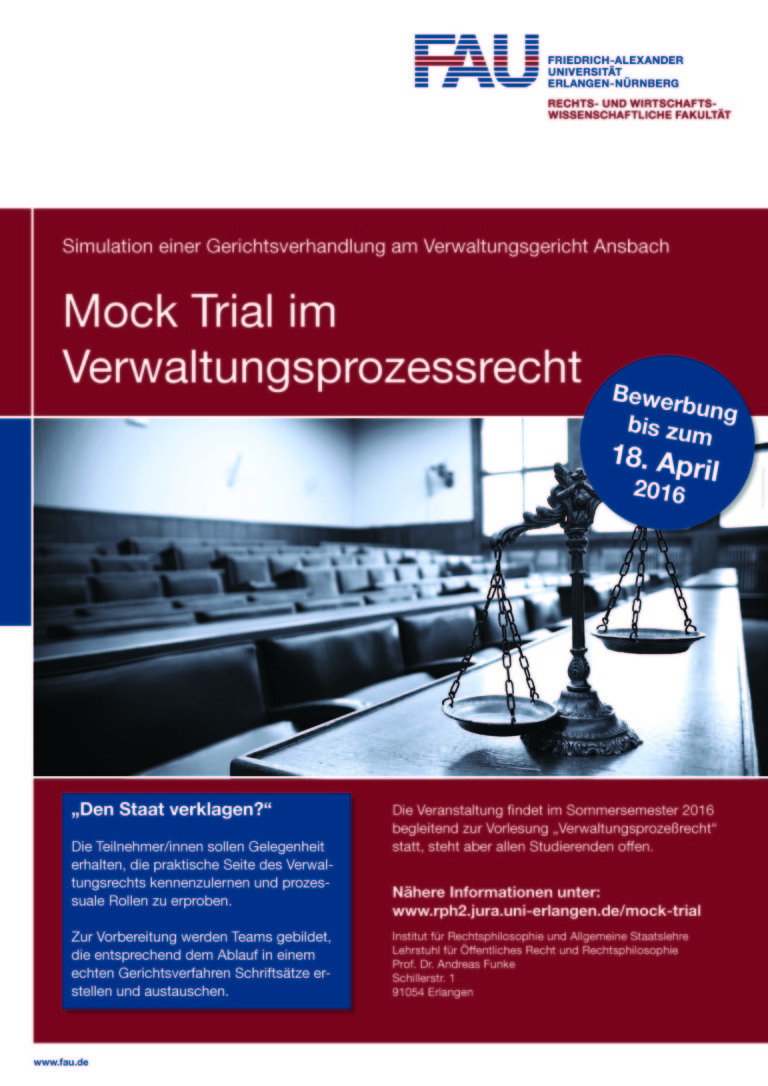 Mock Trial im Verwaltungsprozessrecht