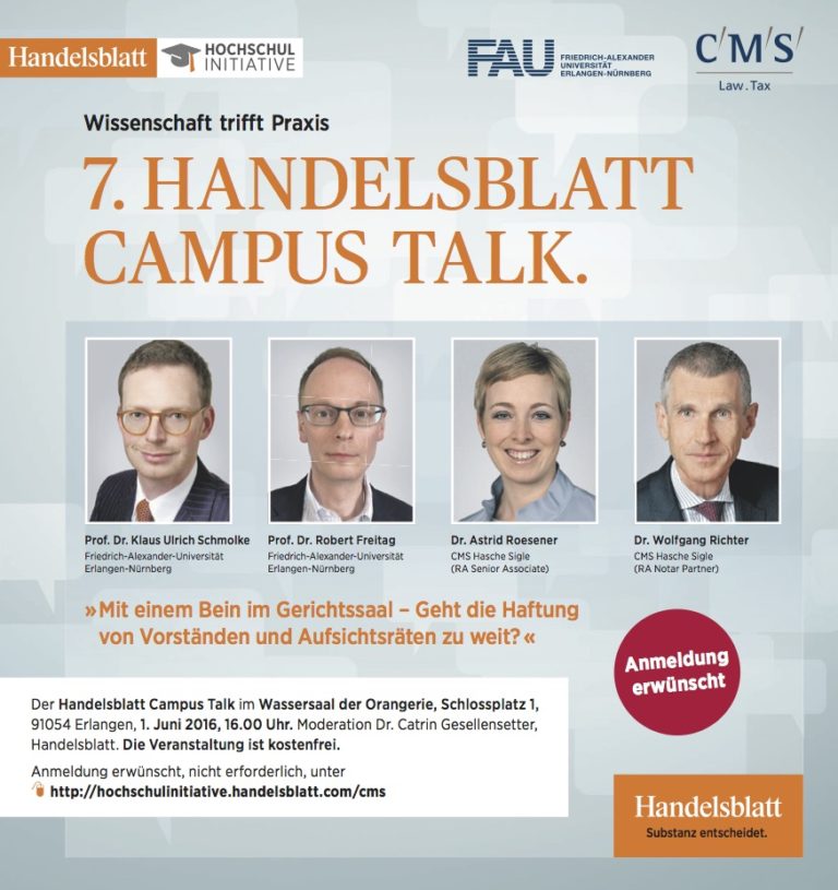 Handelsblatt Campus Talk