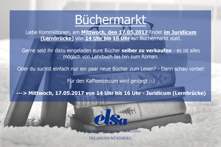 ELSA-Büchermarkt am 17.05.2017