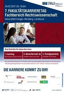 Zum Artikel "Fakultätskarrieretag am Fachbereich Rechtswissenschaft am 4. Juli 2017"