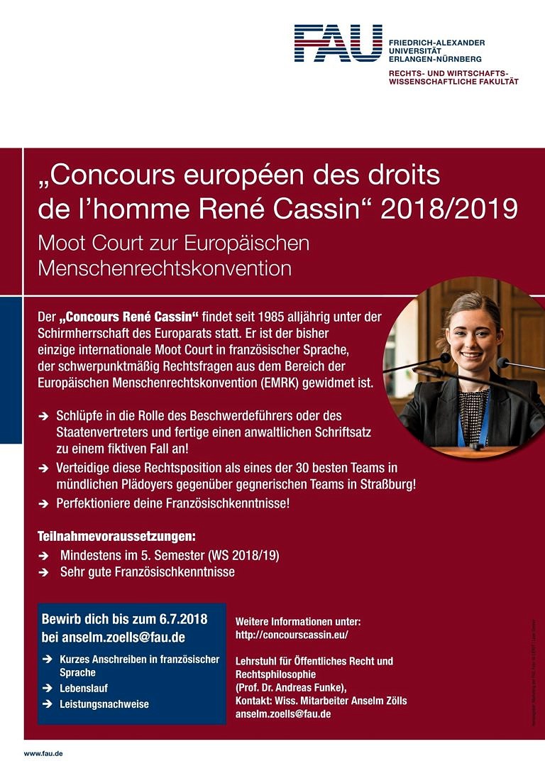 „Concours René Cassin“ 2018/2019
