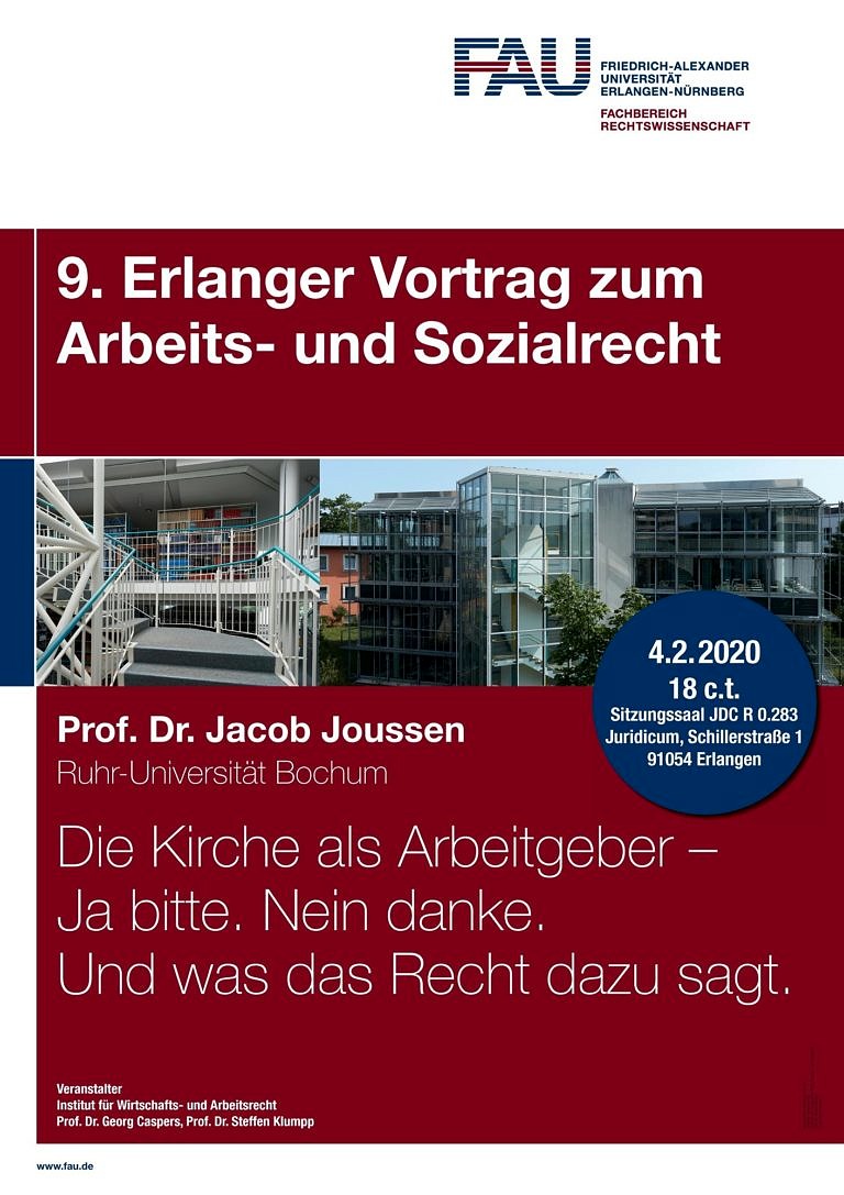 Die Kirche als Arbeitgeber – Ja bitte. Nein danke. Und was das Recht dazu sagt.