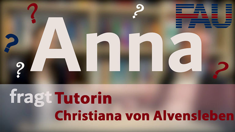 Anna fragt: Welche Aufgaben hat eine Tutorin?