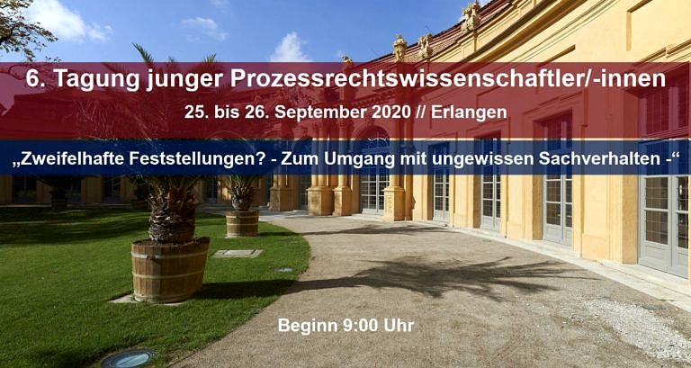 6. Tagung junger Prozessrechtswissenschaftler/-innen