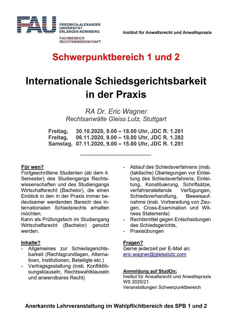 Internationale Schiedsgerichtsbarkeit in der Praxis