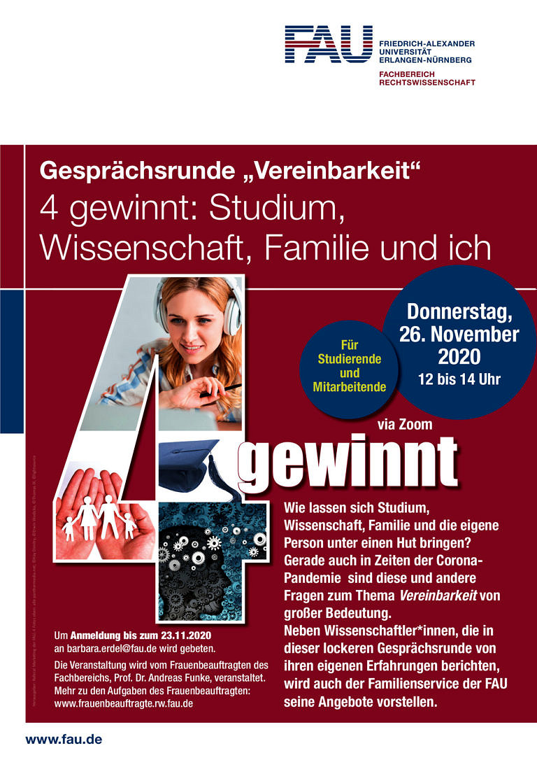 4 gewinnt – Studium, Wissenschaft, Familie und ich