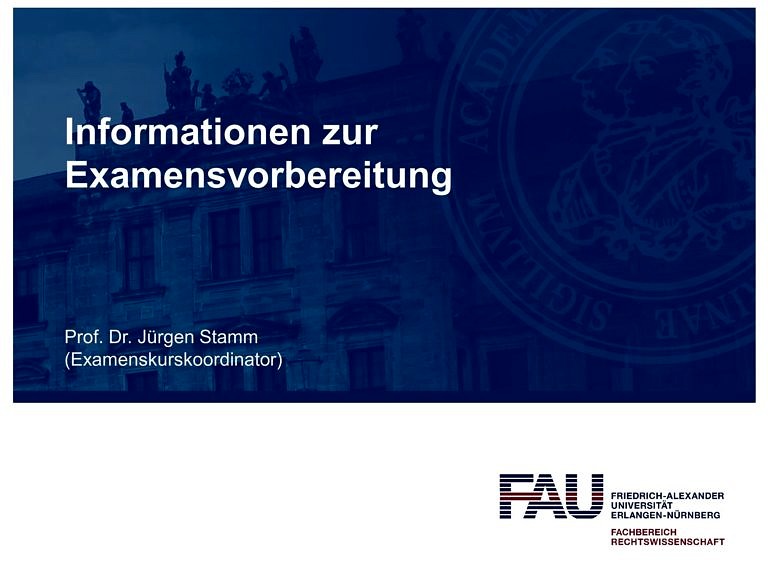 Examensvorbereitung im Uni-Rep