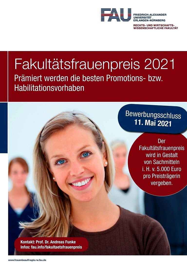 Fakultätsfrauenpreis 2021