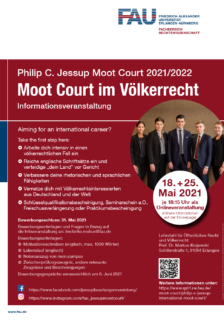 Zum Artikel "Informationsveranstaltung zum Jessup Moot Court"