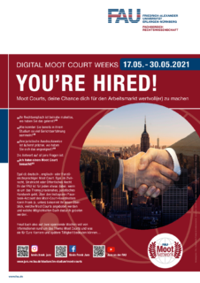 Zum Artikel "Digital Moot Court Weeks 2021 – Mai 2021"