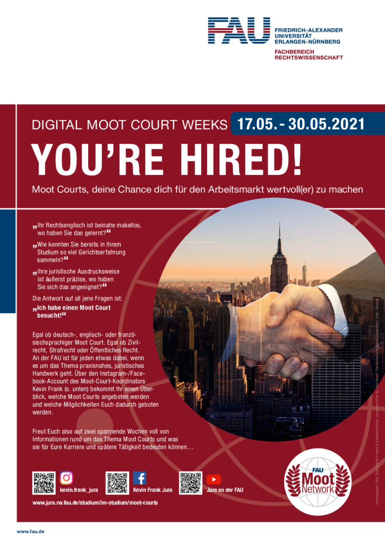Digital Moot Court Weeks 2021 – Mai 2021