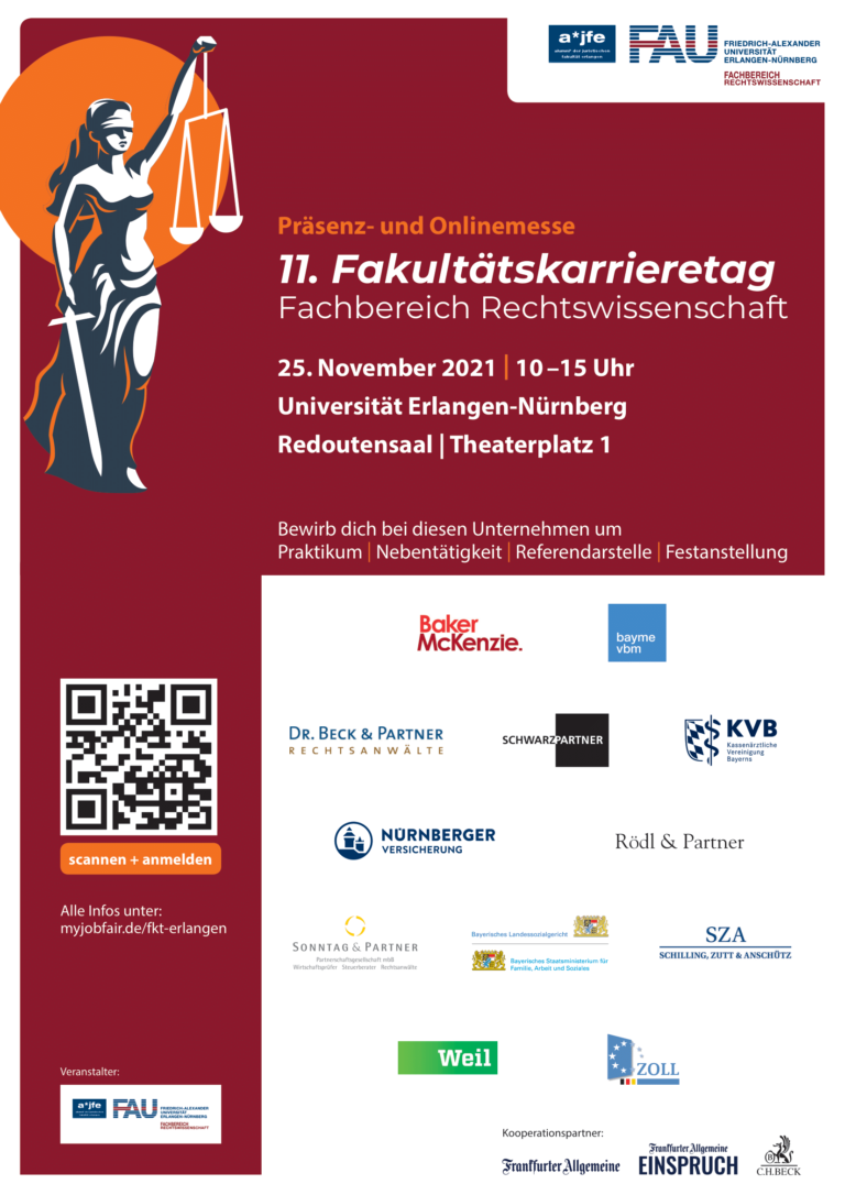 11. Fakultätskarrieretag am 25.11.2021 – Entfällt!