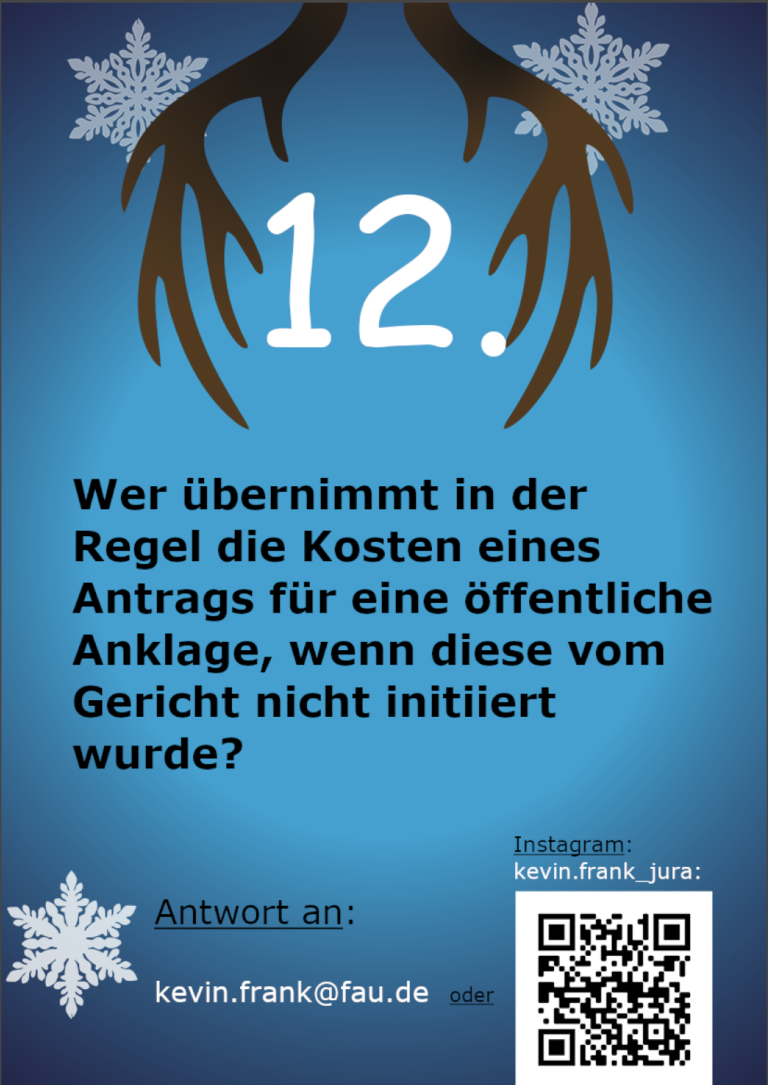 12.12.2021 – Die Moot-Court-Übersicht
