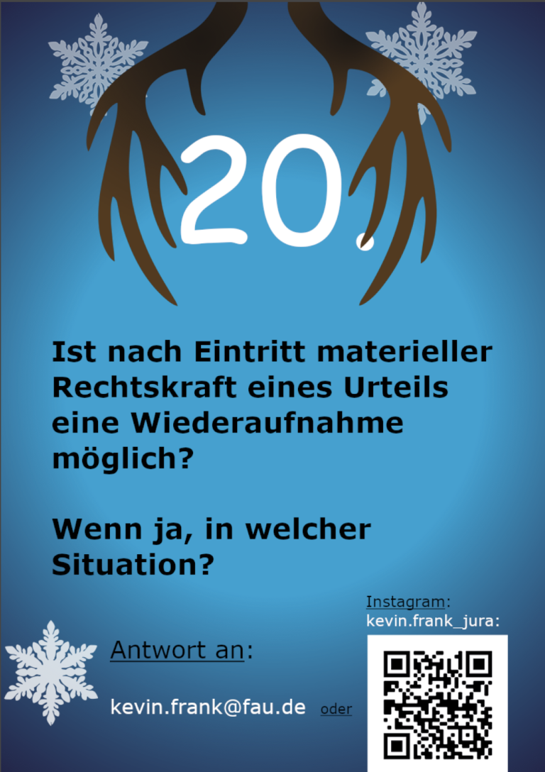 20.12.2021 – Moot Courts und Präsentationsfähigkeit