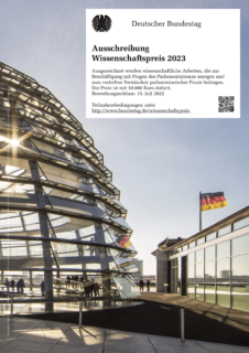 Zum Artikel "Ausschreibung Wissenschaftspreis 2023 des Deutschen Bundestages"