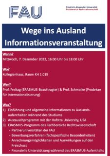Zum Artikel "Informationsveranstaltung „Wege ins Ausland“"