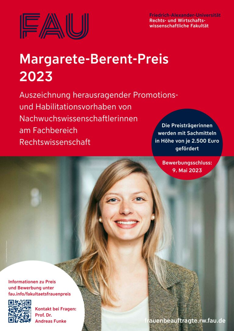 Fakultätsfrauenpreis 2023