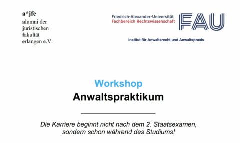 Zum Artikel "Strukturiertes Anwaltspraktikum (a*jfe und Institut für Anwaltsrecht und Anwaltspraxis)"