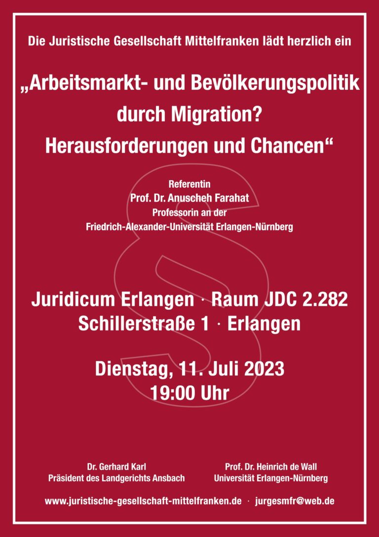 Veranstaltung: „Arbeitsmarkt- und Bevölkerungspolitik durch Migration? Herausforderungen und Chancen“