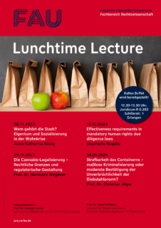 Zum Artikel "Lunchtime Lecture im Wintersemester 2023/24"