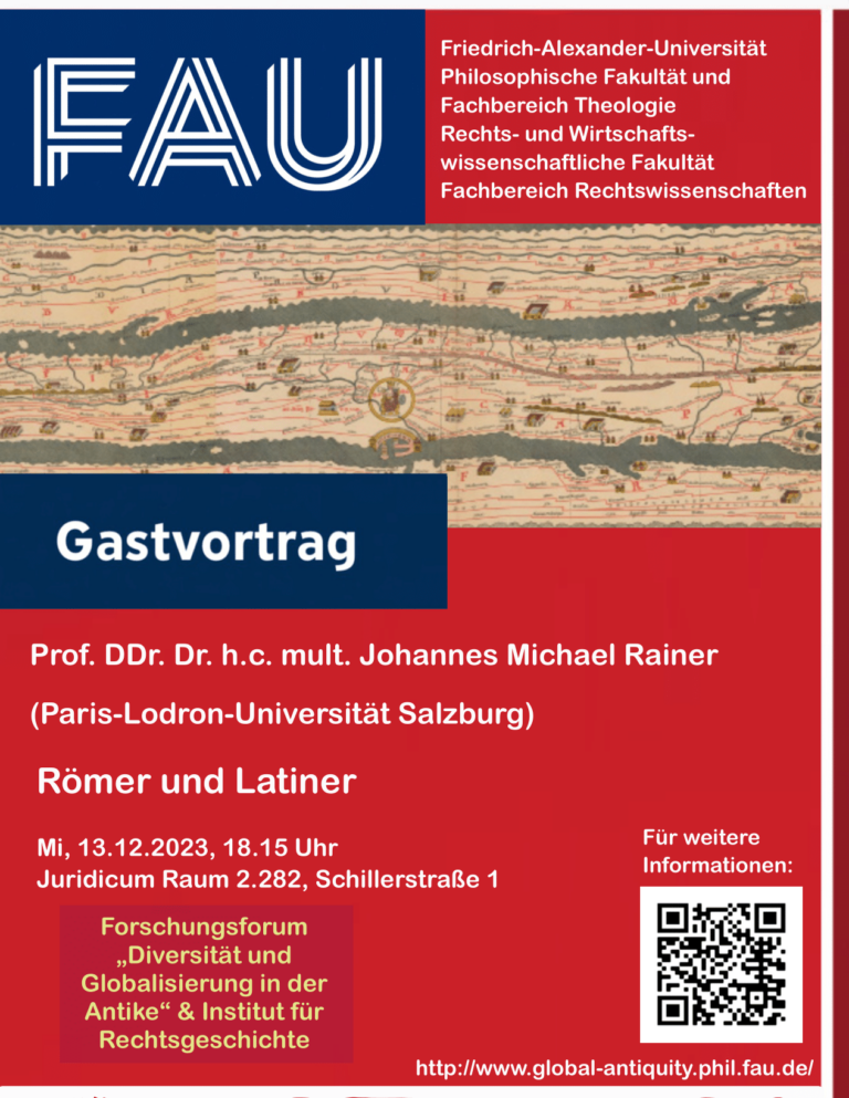 Gastvortrag „Römer und Latiner“