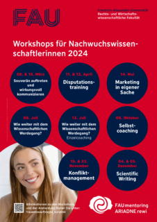 Zum Artikel "Das Veranstaltungsprogramm für Nachwuchswissenschaftlerinnen 2024 ist da – jetzt anmelden"