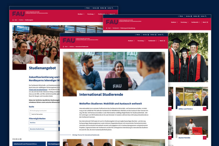 Web-Relaunch des Fachbereichs Rechtswissenschaft